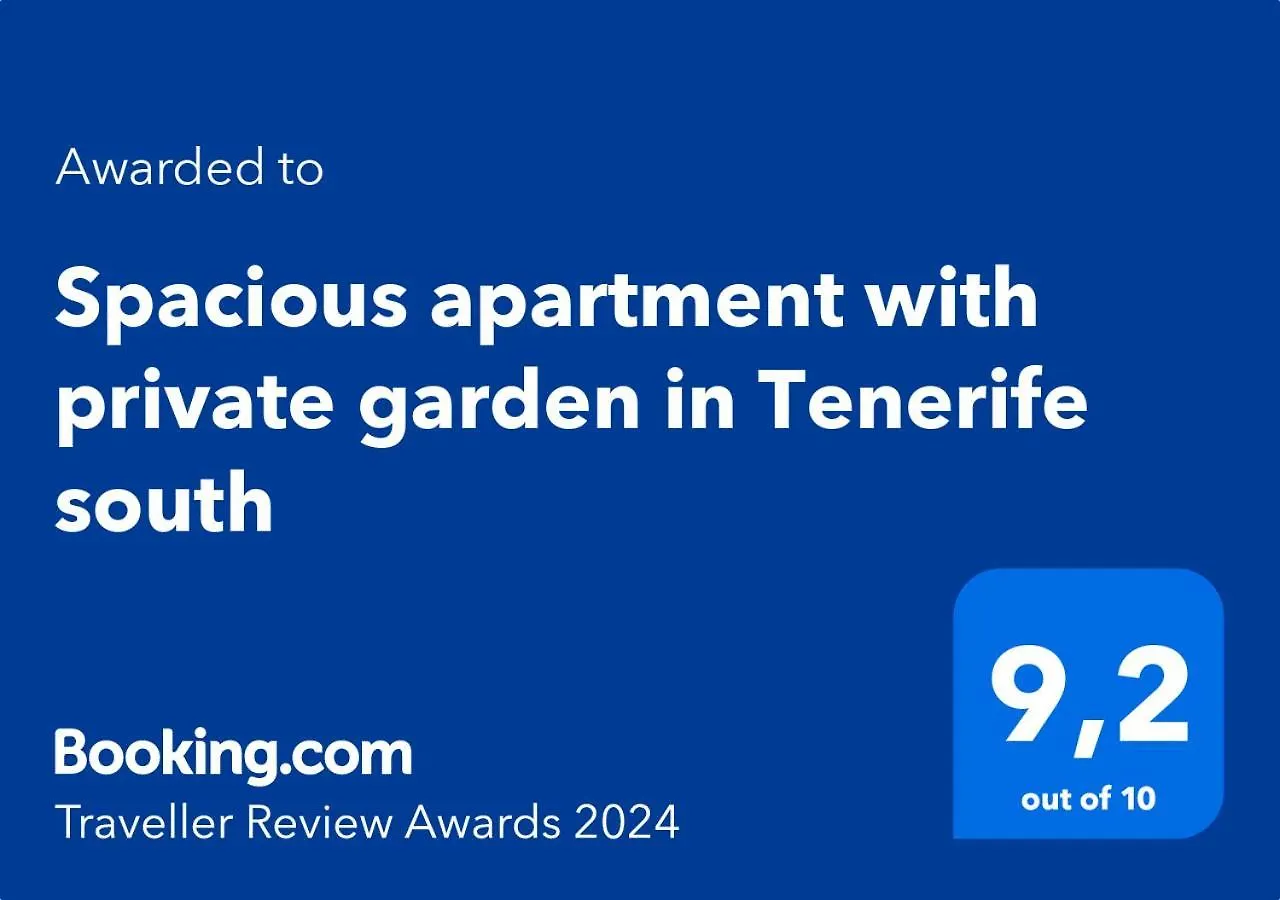 Spacious Apartment With Private Garden In Tenerife South San Miguel de Abona 0*,